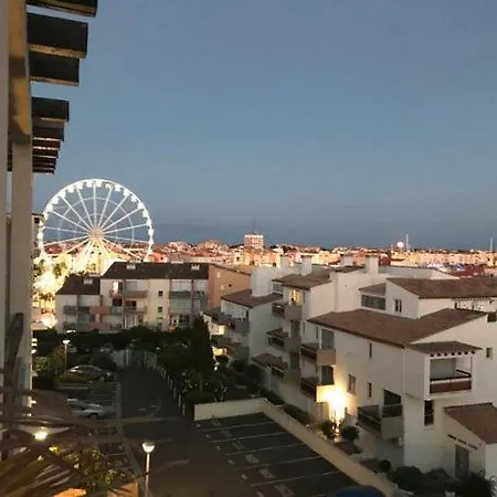 Mezzanine Cap D'agde Vue Sur Port Et דירה