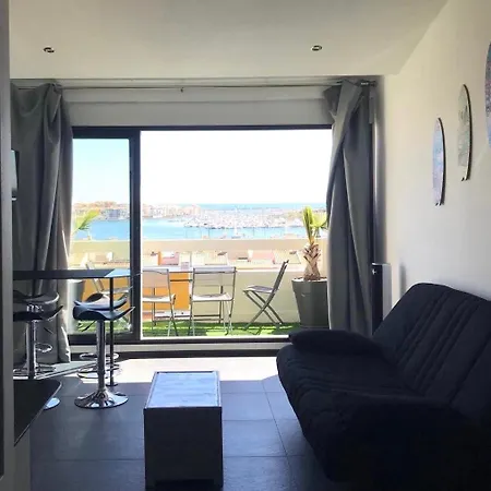 アパート Mezzanine Cap D'agde Vue Sur Port Et *