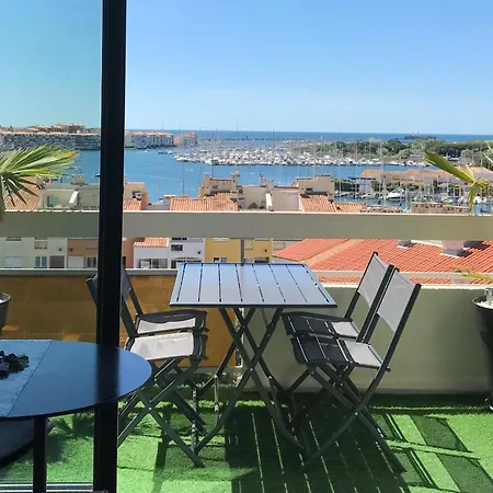 Lägenhet Mezzanine Cap D'agde Vue Sur Port Et